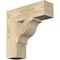 Ekena Millwork Funston Block Rough Sawn Bracket, Douglas Fir, 4"W x 14"D x 14"H BKT04X14X14FST05RDF - alternate 1